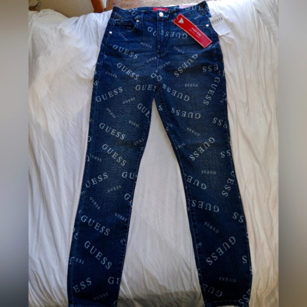 GUESS "ALL OVER PRINT" skinny jeans